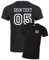Herren T-Shirt mit Wunschname und Zahl Bedrucken - Selbst Gestalten mit Wunschtext - Ökotex-100 Zertifiziert - Schwarz L