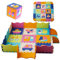 HB.YE Bunt Teppich Krabbelmatte Spielmatte Babymatte Puzzlematte Baby Schaumstoff Puzzle Matte Ab Null Kinder Spielteppich Spielmatte Baby Krabbeln Boden Schlafzimmer Yoga Turnhalle (Auto, 9 Teilig)