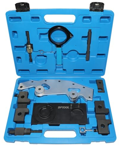 DPTOOL Kit Messa in Fase del Motore|Strumenti per bloccaggio dell'allineamento Albero a camme |per BMW M52TU M54 M56 Attrezzi Cinghia dentata