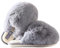 JOMIX Ciabatte Pelose Donna Invernali Pelliccia Sintetica Pantofole Pelose Donna Calde e Comode MD3753 (Grigio, 37)