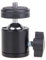 ADAGG 1/4 Screw Mini Camera Ball Head, Metal Tripod Mount Adapter, 360° Swivel Bracket Holder, Black, Compatible with DSLR Camera, Light Stand, Tripod