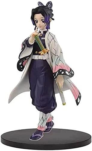 Kochou Shinobu Actionfigur 16cm - Anime Figur Modell Kimetsu No Yaiba PVC Statue Modell Sammlerstücke Heimdekoration Ornamente