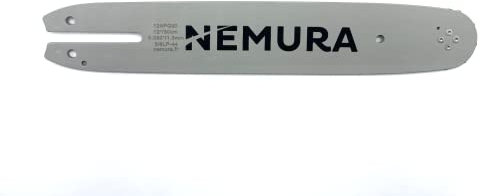 Nemura Guide Chaîne pour Tronçonneuse avec Coupe 30 cm - 44 Maillons Entraîneurs - Pas 3/8LP - Jauge 0.50 (1,3 mm) - Pièces Détachées pour Outillage Jardin de qualité - Marque Française