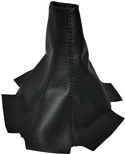 AERZETIX - C58935 - Funda para palanca de cambios - compatible con Ford Fiesta 4 fase 2 facelift de 2013 a 2019 - color: negro - en piel sintética