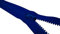 Reißverschluss Kunststoff 15 cm 19# Dunkelblau