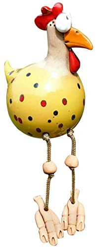 Dirfuny Poulet - jardin - Statue en résine - Statue d'extérieur - Figurine animale - jardin - Poule