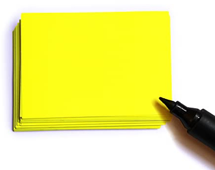 Neon-gelbe Beschriftungsetiketten im Sparpack! Qualitäts Papieraufkleber zum selber beschriften von Kartons, etc.