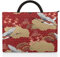 Japan Kimono Pattern Laptop Sleeve Compatible 15-17 In Notebook Japan Crane Laptop Bag for Women Men Carrying Case Bag Briefcase Laptop Briefcase Bag