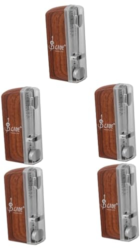 Vaguelly Gitarre 5 Stück Metronom Metronom Violine Zubehör Hawaii-Zubehör Klavier Metronom Tempo Metronom Musik Metronom Blasinstrumente Metronom Mechanisches Metronom Tragbares Metronom