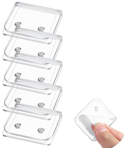 OEIOTEI Duschvorhang Clips Duschvorhang Halterung - Transparente Selbstklebende Dusch-Spritzschutz Duschvorhang Clips Duschvorhang Spritzschutz Selbstklebenr Dusche Liner Spritzschutz für Dusche