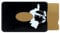Color Pop Porte-Carte Rigide (1) Anti-RFID Collection Corse, tête de Maure – Fabrication Française – PVC – Anti-RFID - Protection Cartes bancaires - 6 x 9,1 cm