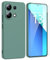 ARRYNN Custodia per Xiaomi Redmi Note 13 4G (6.67) Cover + Pellicola Protettiva Vetro Temperato,Liquid Silicone TPU Case Cover per Xiaomi Redmi Note 13 4G - Verde Scuro