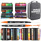 Gelanty Colouring Pens, 168 Colors Felt Tip Pens Dual Tip Brush Pens, Colouring Pens for Adults and Children, Drawing Pens Art Pens for Colouring, Painting, Writing, Drawing and Sketching