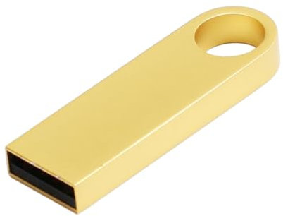 BEALIFE Clé USB en métal 32 go, Facile à Utiliser et adaptée au Stockage et au Transfert, Disponible en différentes Couleurs et Styles, Or, 32 Go