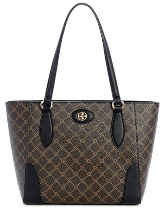 Nine West Innes Kleine Tragetasche, Braun/Schwarz, Medium