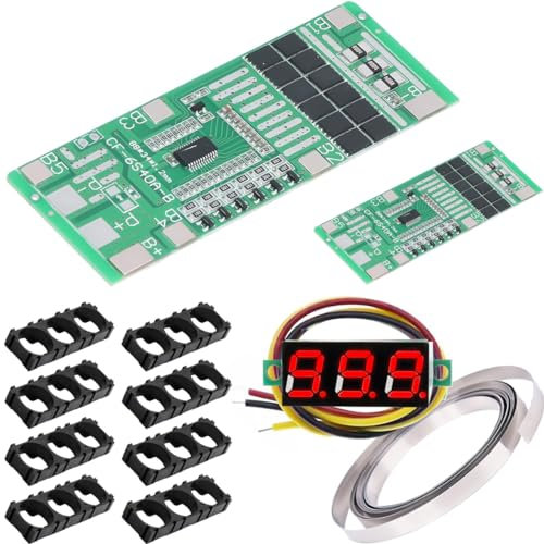 DAOKAI Lithium Battery Protection Board Balance Charging 6S 40A 24V 18650 Charger Module PCB BMS Board Overcharge/Overdischarge/Short Circuit Protect,for Li ion Cell- 2PCS