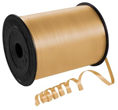 Ruban Pour Ficelle De Ballon,500 Yard Ruban Bolduc Lisse Cadeau Or Rubans Curling Ballon Pour Décoratif Cadeau Accessoire De Décoration&Bricolage Et Ballon Mariage Anniversaire Et Noël
