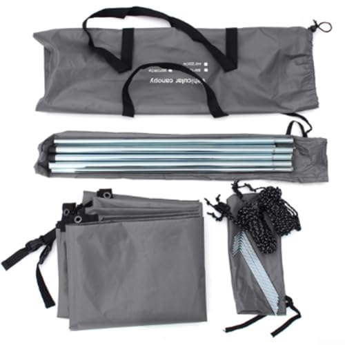 HEBEOT Auto-Markise Sonnenschutz Wasserdicht Auto Markise Zelt Camping Tarp Auto Seitenmarkise Zelt für Wohnmobil, SUV, Wohnmobil