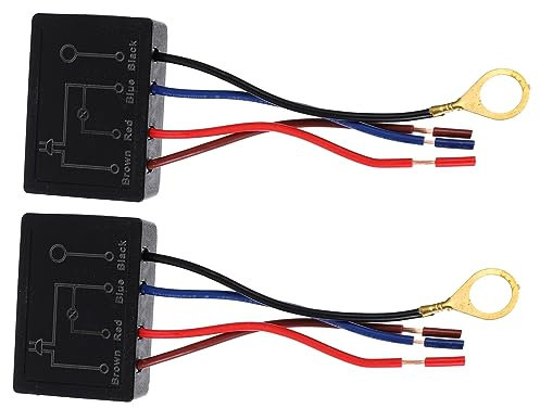 Hoement 4pièces Lampe De Table Tactile à Variateur Lot De Interrupteurs Pour Lampe De Bureau Compatible Avec Led Éclairage Ajustable Pour Ambiance Personnalisée