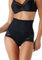 Lovable Guaina Modellante a Vita Media per Contenimento Medium Effetto Pancia Piatta, Mutanda Contenitiva, Intimo Funzionale, Fancy Shaping Donna, Nero, L