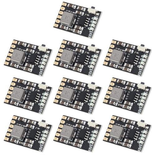 10 controller di carica 5 V 2 A, scheda di ricarica per batterie al litio, 3,7 V, 4,2 V, 18650, Power Protection Board