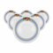 Seltmann Weiden Compact Bayern Kaffeeuntertassen 6er Set, 15 cm, Runde Unterteller mit traditionellem Design, Spülmaschinen- und Mikrowellenfest, Porzellan