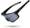 RTUOHUIN Polarisiert Fahrradbrille UV400-Schutz Sport Sonnenbrille TR90 Flexiblem Rahmen Hochwertig Schnelle Schutzbrille für Kinder Herren und Damen - Schwarz