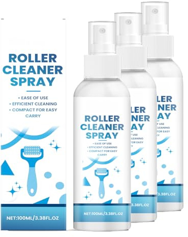 Microneedling Roller Cleaner, Micro Needle Roller Reinigungsspray 100ml, Spray zur Zuverlässigen Reinigung, Effektive Reinigung von Microneedling, für Frauen Männer (3 Stück)