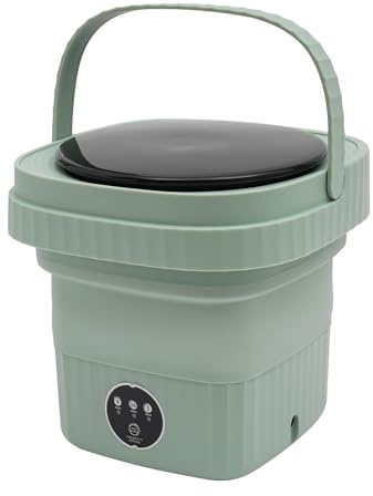 Tragbare Waschmaschine, Faltbare Mini Waschmaschine, Kompakte Waschmaschines, 6 L Fassungsvermögen, Geeignet für Wohnheime, Wohnungen und Waschküchen