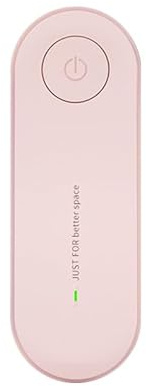 Luftreiniger Geruchskiller, Plug-in-Luftreiniger mit negativen Ionen für Badezimmer, Küche, Rauch, Autos, Haustiere, Formaldehyd und Geruch (white) (Rosa)