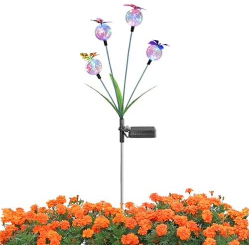 Générique Solar Lights Outdoor - Smart Motion Sensor Lighting, Solar Garden Decorations for Outdoor | for Lawn Landscape Park Birthday Party Decoration