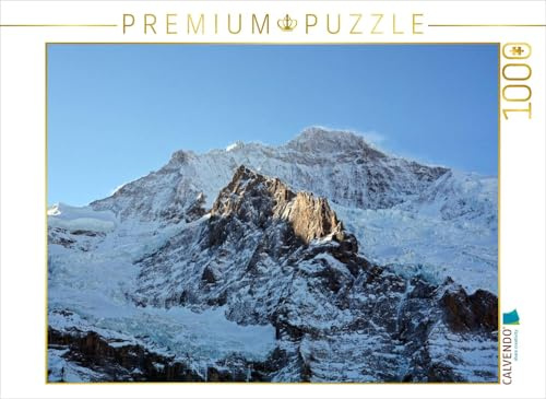 CALVENDO Puzzle Jungfrau im Morgenlicht | 1000 Teile Lege-Größe 64 x 48 cm Foto-Puzzle für glückliche Stunden