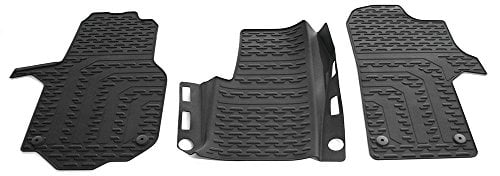 Volkswagen 7C1061502A82V Allwettermatten Original Gummi Fußmatten Set 3-teilig Gummimatten Titanschwarz