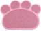 Pet Katzenstreu Matte,SUAVER PVC Rutschfest Paw Shaped Katzenklo Mat pet food wassernapf placemat matte haustier füttern Matten,30 x 40 cm (Lotus Pink)
