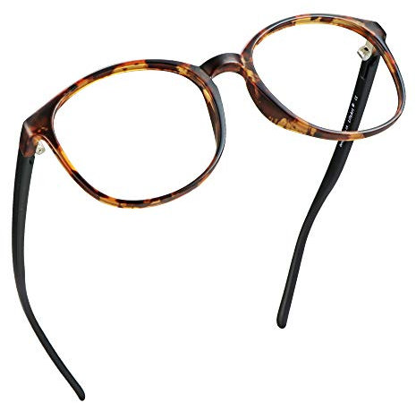 LifeArt Blue Light Blocking Glasses, Computer Reading Glasses, Gaming Glasses, TV Glasses for Women Men, Anti Glare (Tortoise, 1.25 Magnification)