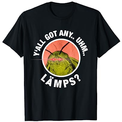 Motte Meme Spruch Moth Lamp Lömp Design T-Shirt