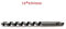 Auger Drill Bit MASO Hex Shank Wood Auger Drill Bit 12 mm Drills Bits 230 mm Long (PACK OF 1 PCS)