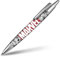 KARACTERMANIA Marvel Brick - Penna, penna a sfera Marvel Heroes retrattile, 13,7 x 1,5 x 1 cm, nero, bianco e rosso