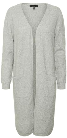 VERO MODA Womens Doffy Cardigan Grey M
