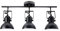 Deckenstrahler DALLAS Schwarz Metall 3-flammig E14 Retro praktische Lampe Spot Wohnzimmer Flur