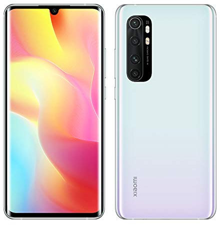 Xiaomi Mi Note 10 Lite -Smartphone 6.47 Curvo AMOLED FHD (6GB RAM, 64GB ROM, Quad Camera 64mpx, 5260mah Batteria, 2020 [Versione Italiana] - Colore Glacier White