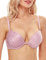 WingsLove Women's Push Up Bra Deep V Plunge Underwire T-Shirt Bra Multiway 2 Cups Up（Light Purple 34D）