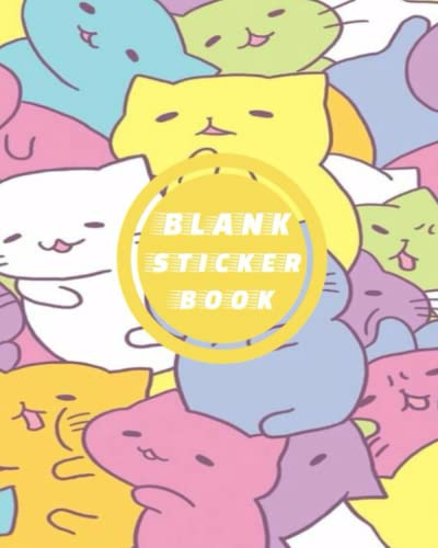 Blank Sticker Book: Blank Sticker Album 100 Pages 8x10; Sticker Album for Collecting Stickers,