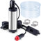 Fuel Transfer Pump,12V Diesel Pump Oil Pump Portable Stainless Steel Submersible Pump Small Kerosene Pump and 3 Meter Hose for Water Oil Transfer