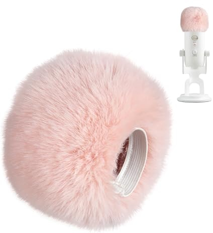 Pop Filter/Windscreen for Blue Yeti and Yeti Pro Microphones, Mic Cover for Filtering Plosives and Hissing Noise