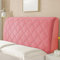 YOHOCS Stretch Bett Kopfteil Husse, Bett Kopf Rückenlehne Staubdichte Bezug, Dehnbare Saubdichte Schutzhülle für eine Vielzahl von Bettköpfen,Dark pink,150cm