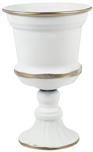 GaRcan Fioriere Alte da Giardino Fioriere Alte da Giardino Vaso in Metallo Vintage, Supporto per Fiori da Tavolo in Metallo (20 cm/13,8 Pollici), per Decorazioni per la casa di
