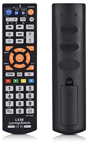 Multimedia Remote Control, Universal Smart Remote Control Controller With Learning Function for TV CBL DVD SAT, 3 Devices 126 Keys, FastLocating