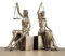 WXMYOZR Lady Justice Statue Dekorative Buchstützen Skulptur für Haus und Büro Dekor, perfekt für Anwälte und Jura Studenten 10inch