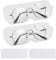 Rapidbok 2 Stück Brillenablage Wand, Brillenhalter Wand, Wand Brillenaufbewahrung, Sonnenbrillen Aufbewahrung Organizer Wandmontage, Organizer Wandmontage zum Brille Sonnenbrillen (Transparent)